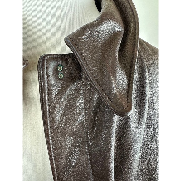 Cooper Type A 2 Goatskin Leather Flight Bomber Jacket Distressed USA Made 48L - Picture 15 of 16